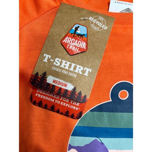 Top Paw cutie hoodie & Arcadia Trail logo tee dog size medium - Picture 7 of 10